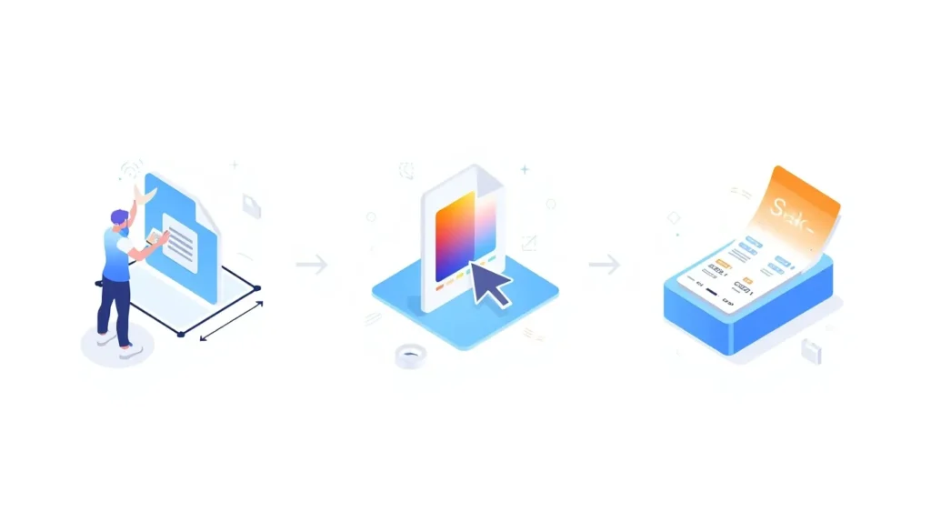Three-step workflow showing how to find a hex code from an image upload